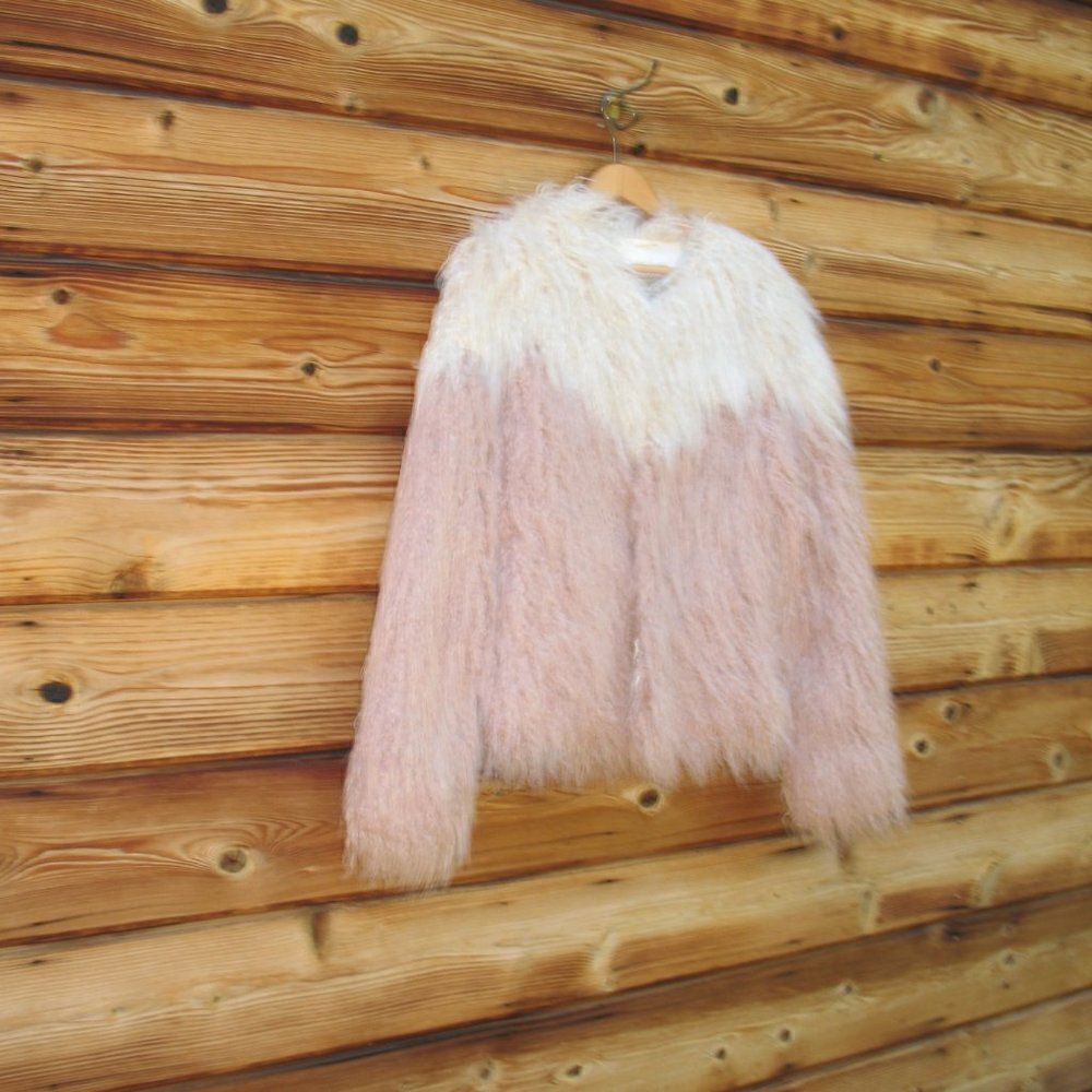 Donna Salyer Fabulous Furs Faux Mongolian Lamb Jacket - Picture 6 of 14
